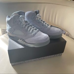 Nike Air Jordan  Retro 5- BlueBird size 7W